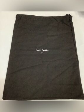 Paul Smith Black Fabric Drawstring Dust Bag 15.5” x 11.5” (W822)